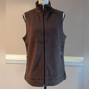 Kim Rogers Chocolate Fleece Vest